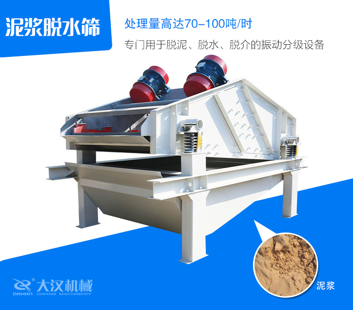 專門用于脫泥、脫水、脫介的振動分級設(shè)備